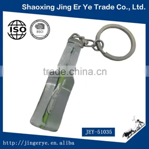 Acrylic Creative Beer Bottle Keychain thumbnail-2