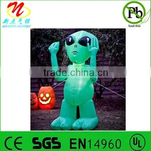 Inflatable Alien Halloween Lawn Decoration thumbnail-1