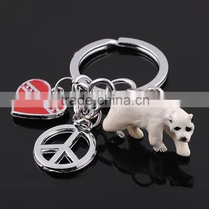 Manufacturer Prices of Pet Animal Keychain Polar Bear Keychain thumbnail-1
