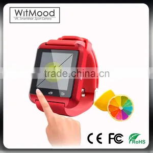 u8 Smart Watch Manufacture Wholesale Wifi Smart Watch Camera for Samsung Android Mobile Phone, U8 Single Sim Card Smartwatch thumbnail-1
