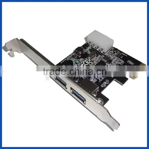 Panto 2-Port PCI-E to USB 3.0 Combo 5Gbps Expansion Card Adapter for Windows XP/7/8/10 thumbnail-1