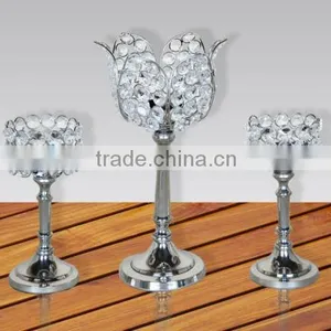 Crystal Candle T.Light Holder thumbnail-1