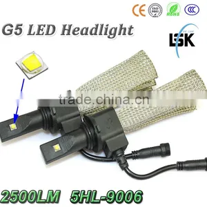 Super Brightness Light G5 Led Headlight Use Copper Metal for Safety IP65 CAR 9006 Led Headlight thumbnail-1