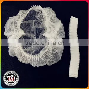 Non Woven Disposable White Mob Cap thumbnail-1