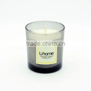 Multi-colored Luxury Scented Candle in Glass Jar thumbnail-3