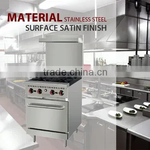 Stainless Steel Burner With Gas Oven(4 Burners) thumbnail-2
