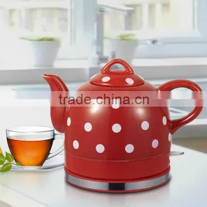 Jialian Wave Point 1L 360 Degree Rotational Base Ceramic Teapot thumbnail-1