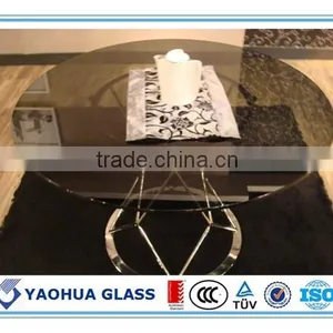 Table Top Protecter Bronze Glass Heat Strengthened Glass for Furniture thumbnail-1