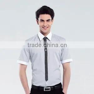 China Supplier Custom Short Sleeve Top Quality Man Shirt Designs thumbnail-4