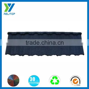 Color Sand Stone Coated Roof Tile Color Aluminium Roofing Sheet thumbnail-1