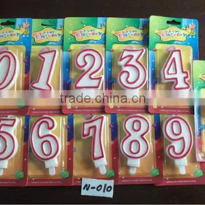Number Shaped Candles For Wedding Favors thumbnail-1