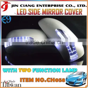 Body Kit Door Mirror Cover FOR TOYOTA WISH PRIUS LED SIDE MIRROR COVER thumbnail-2