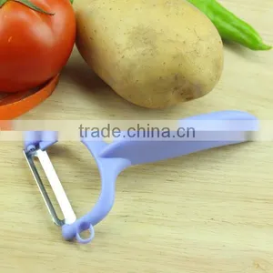 Plastic Material Handle Stainless Steel Veggie Fruit Peeler thumbnail-3