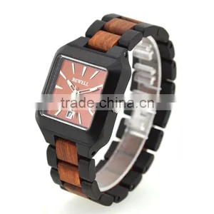 2016 Natural Eco-friendly New Design Wooden Wrist Watchmen Size,case Diameter is 40mm,red Sandalwood Case and Band 2315 Movement thumbnail-3