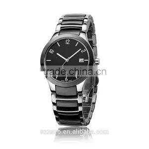 Bewell Men Watch Ceramic And Stainless Steel Strap Wristwatch thumbnail-2