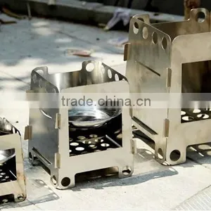 2015 New Arrived Pocket Stainless Steel Wood Camping Stove thumbnail-3