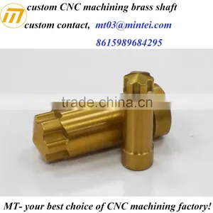 CNC Machining Thread Rod Brass Shaft thumbnail-2