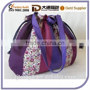 Beautiful Cotton Bag Drawstring Pouch Bag Wholesale thumbnail-1