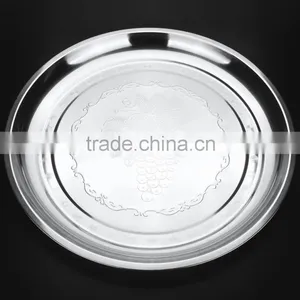 Wholesale New China Tableware Stainless Steel Steak Plate thumbnail-4