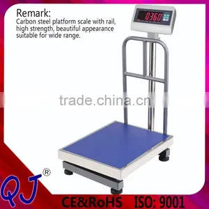 TCS Series Checkered Steel 100kg 150kg 300kg Digital Platform Weighing Scale thumbnail-1