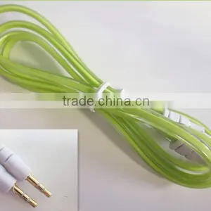 DC3.5 Dual Color Transparent AUX Cable /6 Colors thumbnail-4