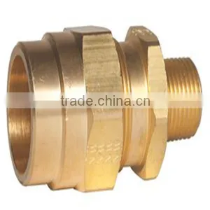 Hose Male NPT Brass DOT Field Attachable Hose End thumbnail-1