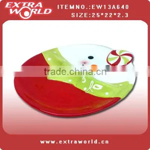 Manufacturer Sales Christmas Ceramic Plate thumbnail-1