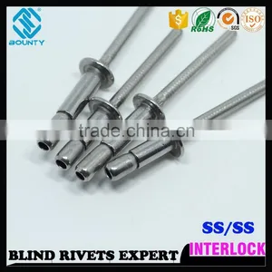 DOME HEAD STRUCTURAL INTERLOCK RIVETS thumbnail-3