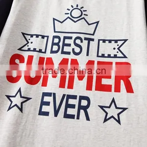 China Short Sleeve o Neck Printed Colorblock T-shirt thumbnail-5
