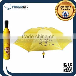 Promotional Gift Advertising Cheap Wine Bottle Deco Shape Umbrella thumbnail-6