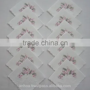 Flower Embroidered Handkerchief thumbnail-1