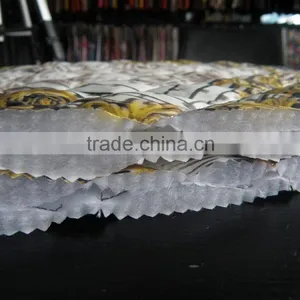 Printed Plaid Waterproof Winter Thermal Double-faced Taffeta Quilting Fabric thumbnail-4