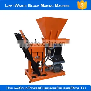 Wante Machinery Small Size WT1-25 Interlocking Brick Making Machine, Block Making Machine thumbnail-2