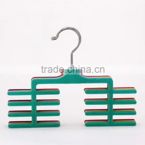 Velvet Tie Hanger Non-Slip Tie Organizer Flocked Hanger thumbnail-1