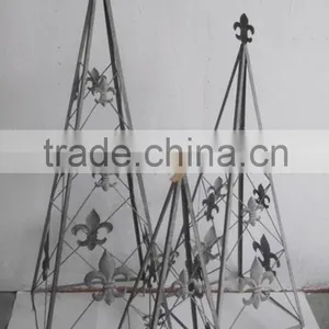 French Country Garden Metal Stand for Flower thumbnail-1