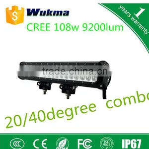 High Quality 3W c Ree Lens 108w Duble Row Led Light Bar ,led Lighting Strip, 18" Led Light Bar thumbnail-1