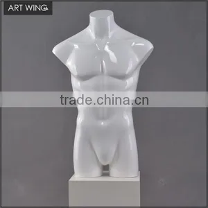 Half Hanging Scale Body Wooden Torso Mannequins With Head thumbnail-4