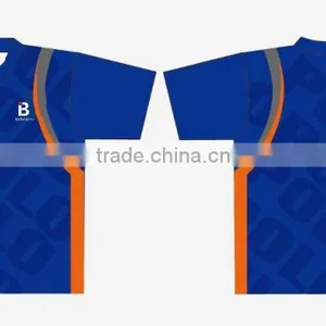 Custom HOT Design Pique Sublimated Royal Blue Polo Shirt thumbnail-1