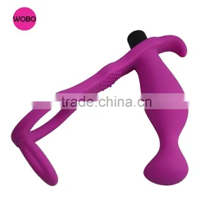 Silicone Anal Plug With Cock Ring Sex Toy E012 thumbnail-2