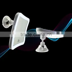 Makeup Mirror Led Lighted Powerme Bathroom Mirror Swivel Suction Mirror thumbnail-3