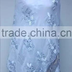 SCF-0120 Latest Design Nice Pattern Embroidery Soft Material High Quality Fashion Women Long Scarf for Clearence Sale thumbnail-4