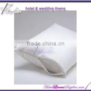 200TC White Plain Percale Pillow Slips, Inner Pillow Slip With Zipper for Hotels, Motels, Hospitals thumbnail-1