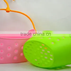 2015new Design Plastic Storage Basket With Hook thumbnail-2