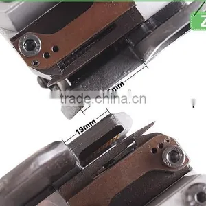 XQD-19 Pneumatic Plastic PP PET Strapping Packing Machine on Marble Panel Block Packing thumbnail-4