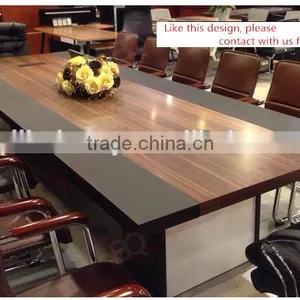 Manufacture Supply Modern Simple Melamine Conference Table thumbnail-5