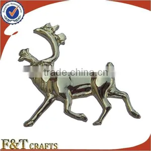 Custom Shaped 3D Gold Die Cast Metal Badge thumbnail-1