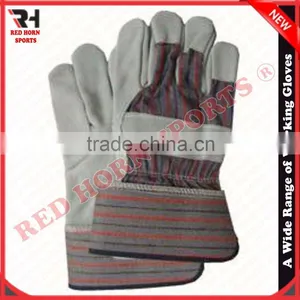 Mason Gloves, Leather Work Gloves, Industrial Strong Gloves thumbnail-2