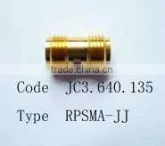 Reverse Polarity SMA , Female Body With Pin Contact, Male to Male Adapter thumbnail-1