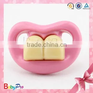 China Supplier Promotional Baby Products Baby Pacifier Ningbo Unique Baby Pacifiers Mouth Design Baby Pacifier thumbnail-4