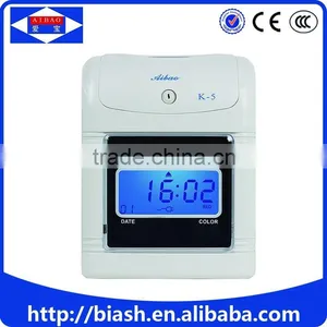 Punch Card Time Recording Attendance Machine thumbnail-2